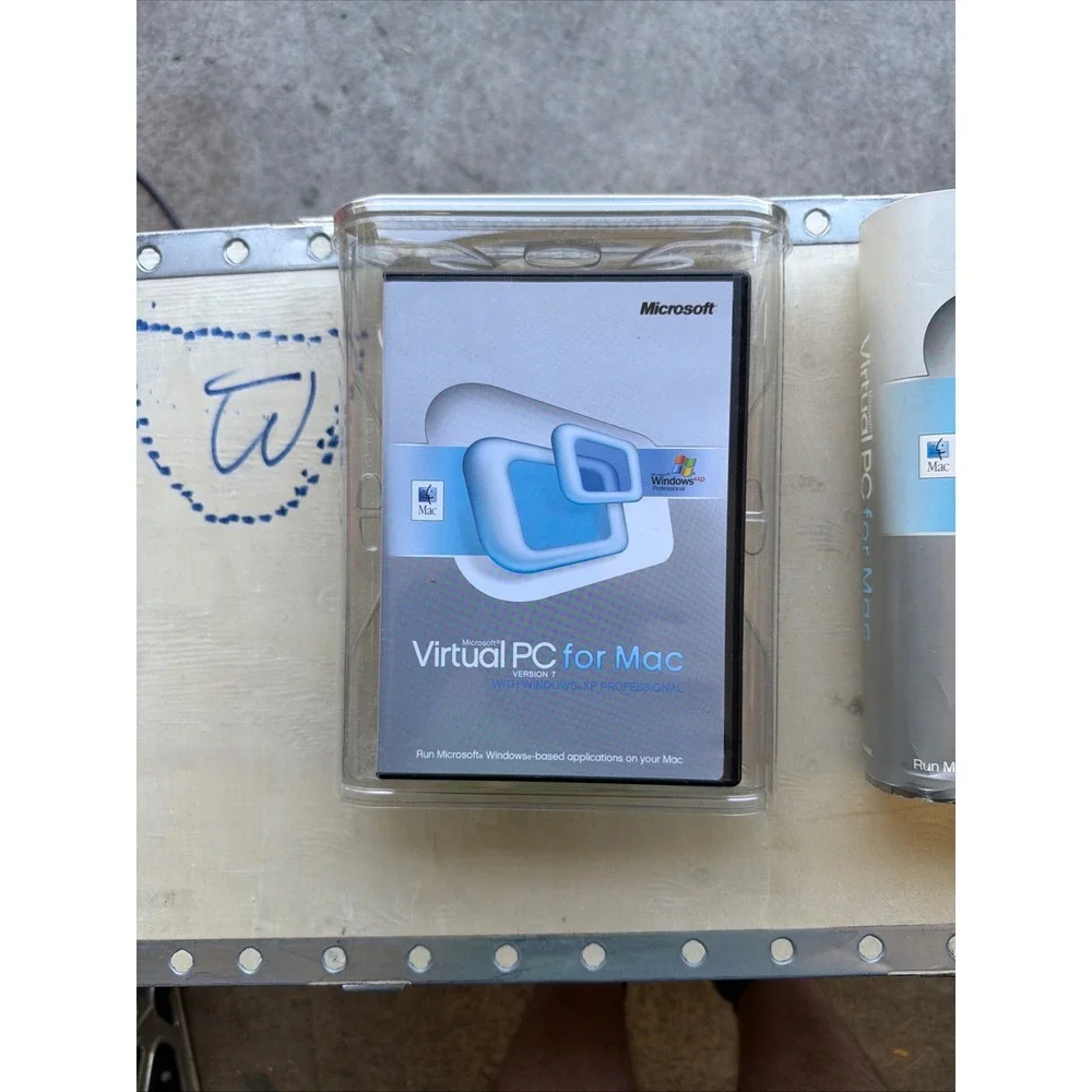 Microsoft Virtual PC for Mac Version 7 Windows XP Professional Vintage Software